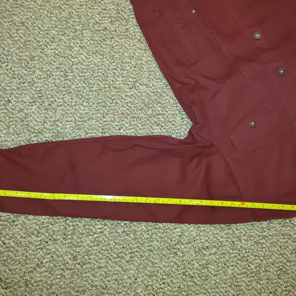 Evolution in Design XXL Burgundy Denim Jacket - Picture 4 of 5